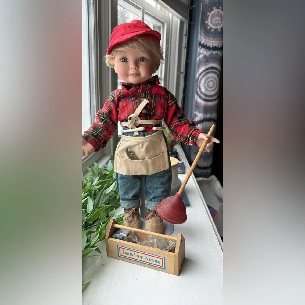 Tools Make The Man Porcelain Doll